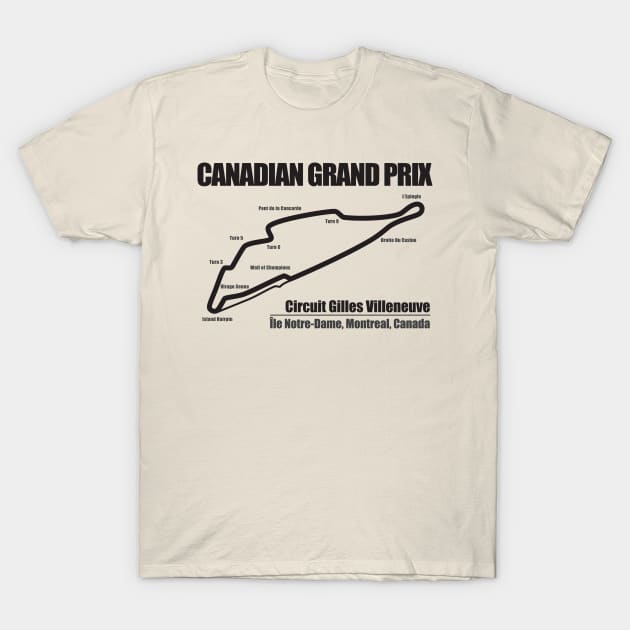 Canadian Grand Prix LS T-Shirt by Chicanery